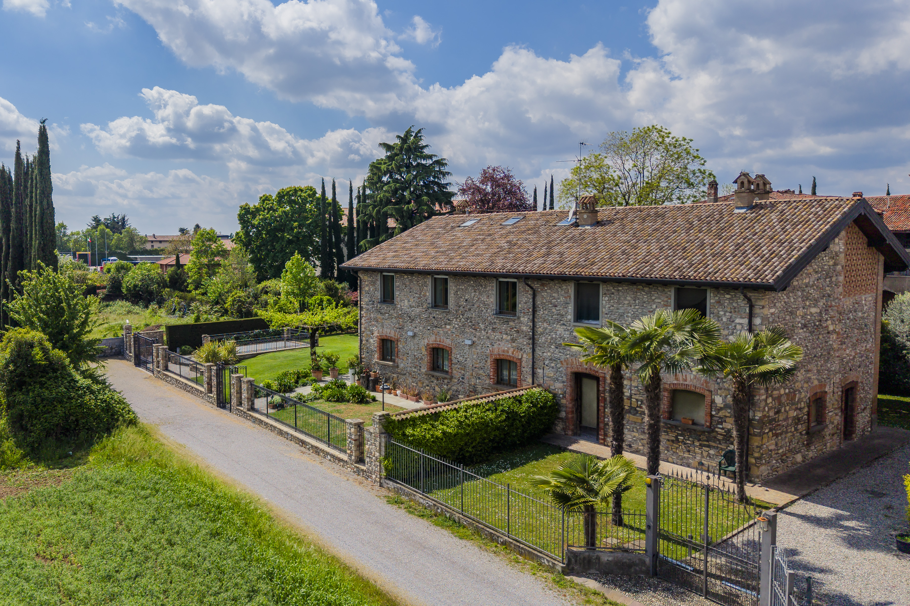 Elegantly renovated portion of a farmhouse