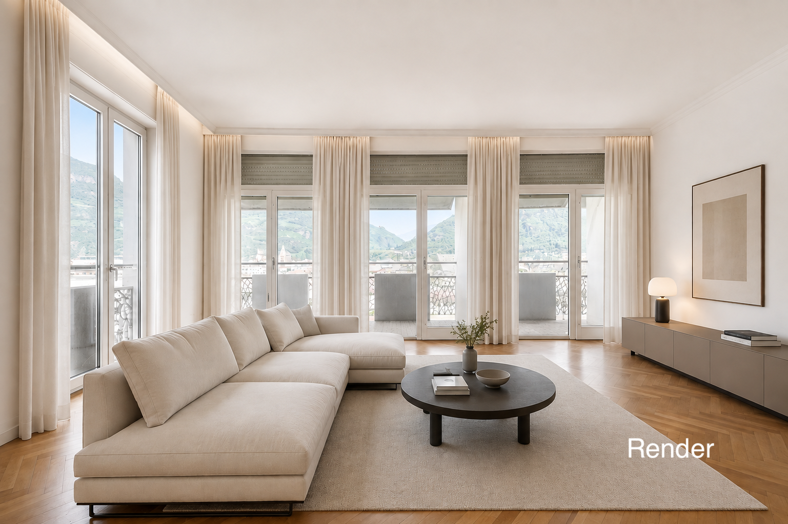 Penthouse with unique views and outstanding potential