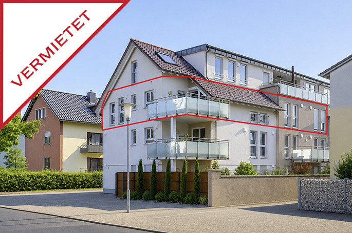 **VERMIETET**Moderne und  helle 4-ZKB Wohnung in beliebter Lage von Deidesheim!