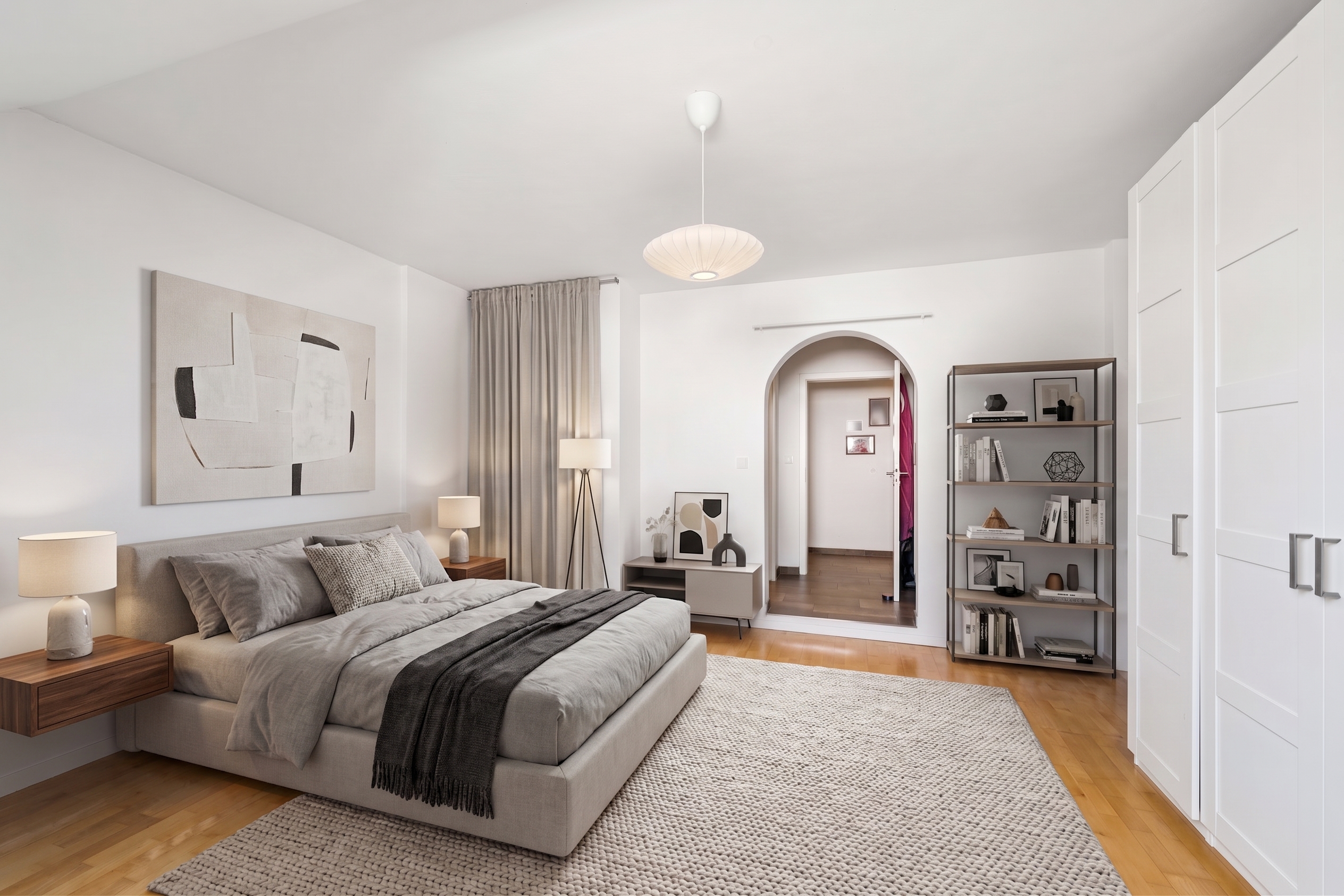 Family-friendly 4-room apartment with balcony and plenty of space to feel comfortable