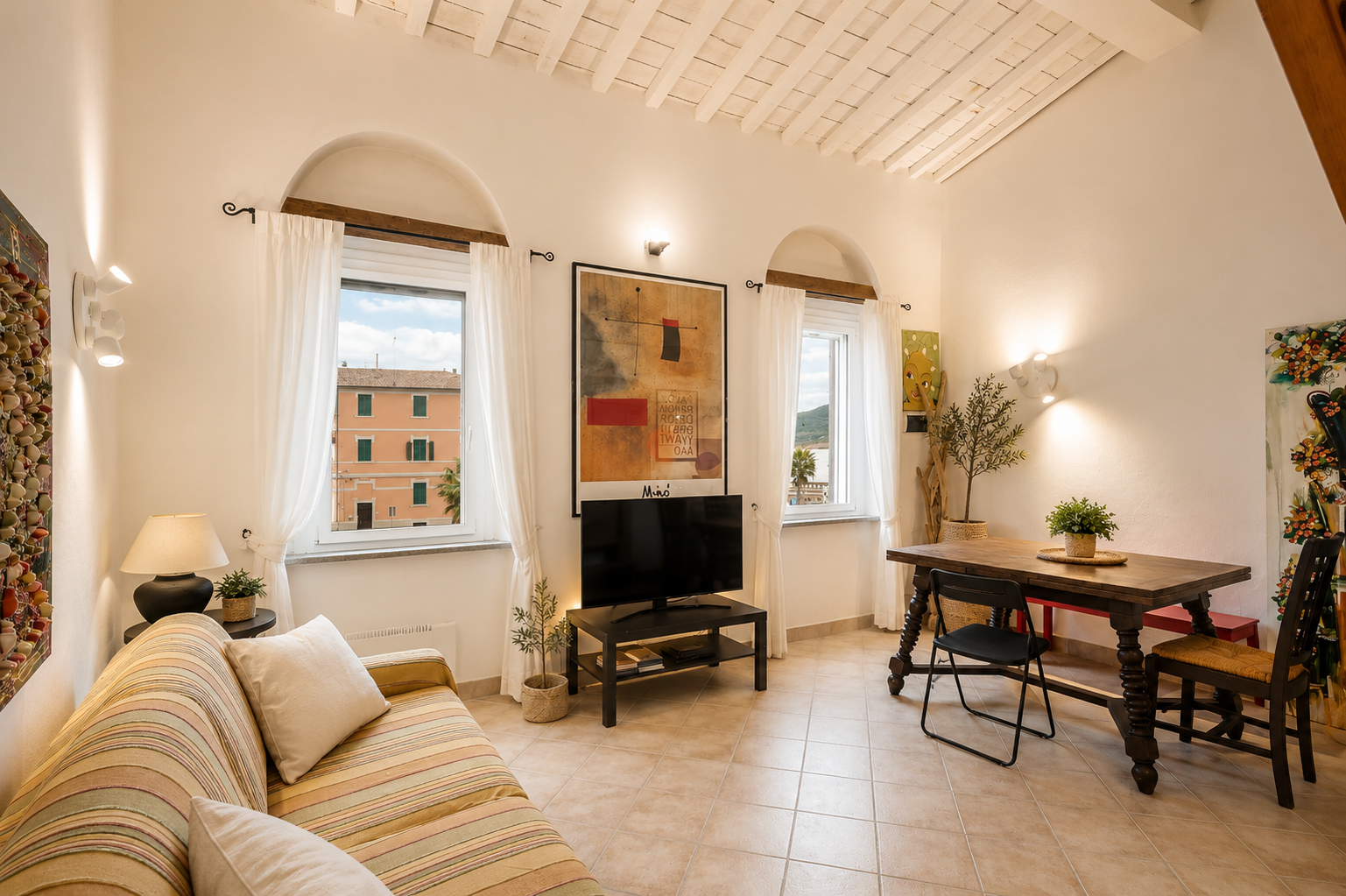 Renovierte Wohnung mit Panoramablick auf die Lagune