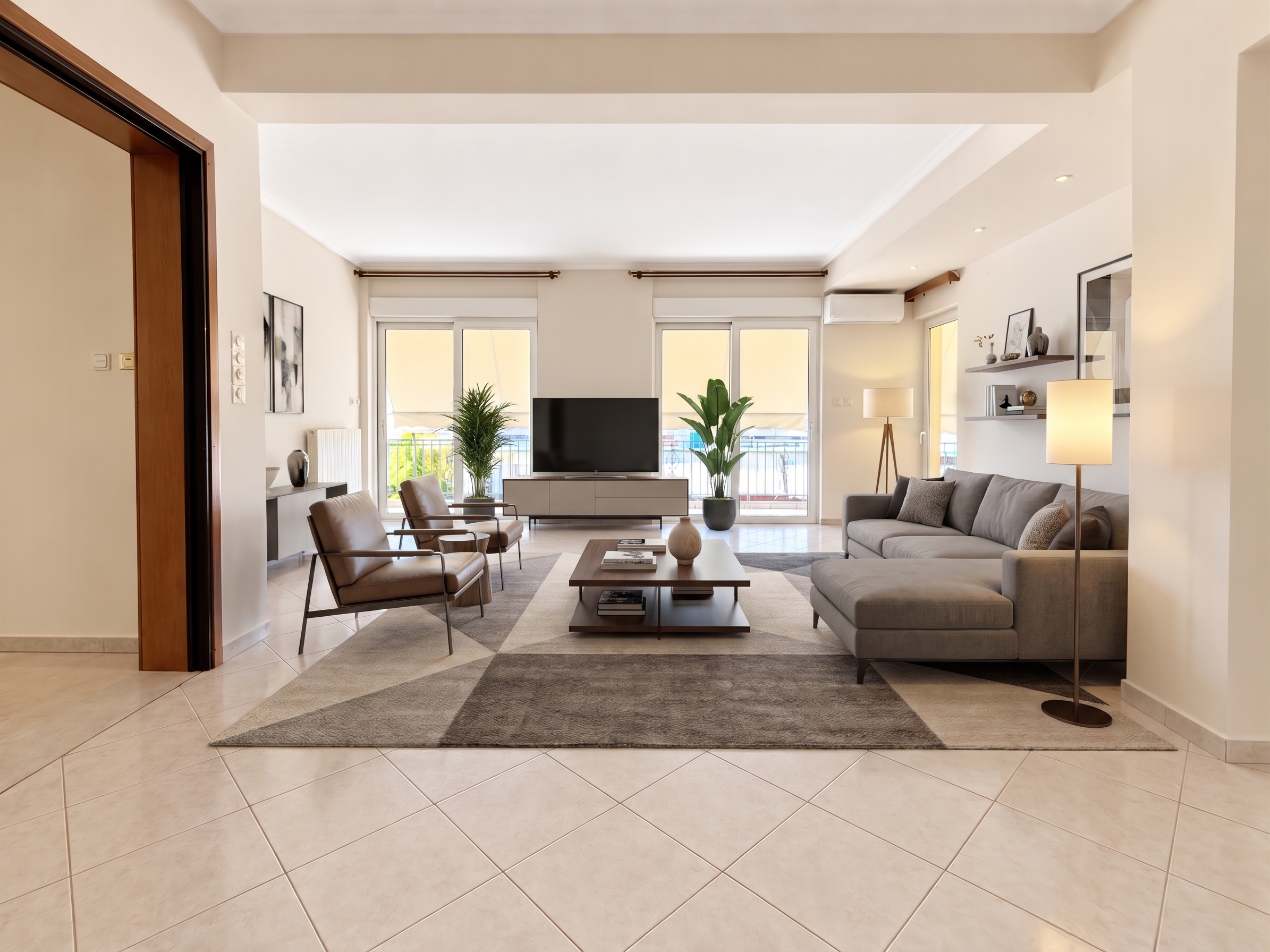 Bright 120 sq m apartment [KI-modifiziert]