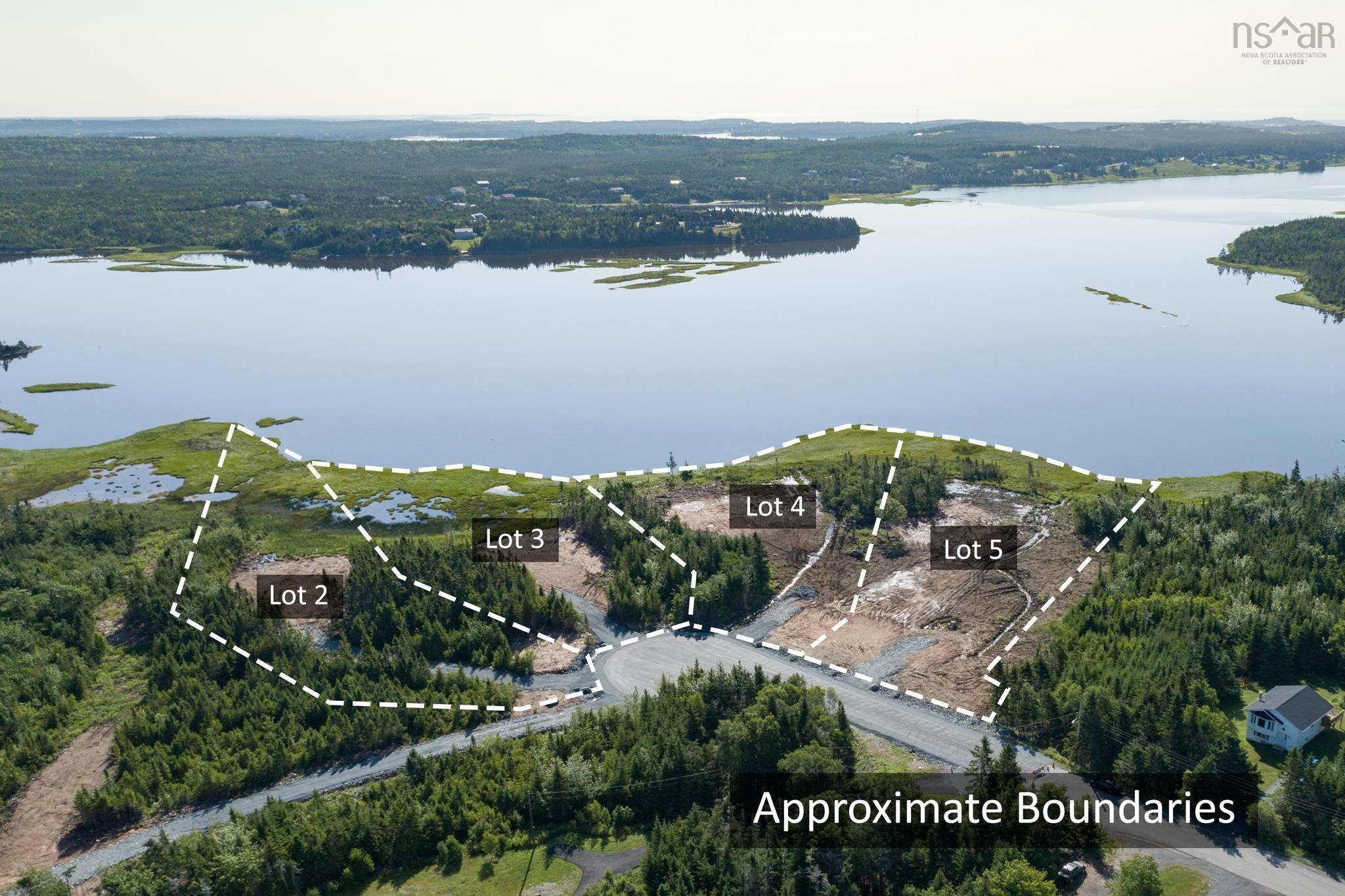 238m of water frontage on a 3.32 acre lot