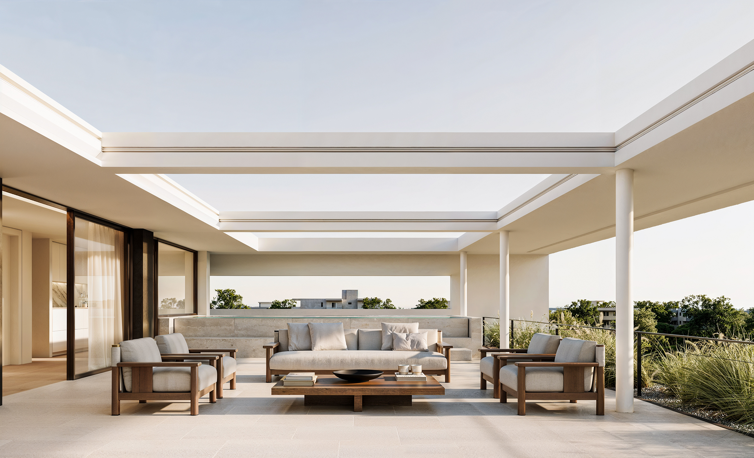 Exclusive penthouse with private rooftop pool & sea views in Glyfada