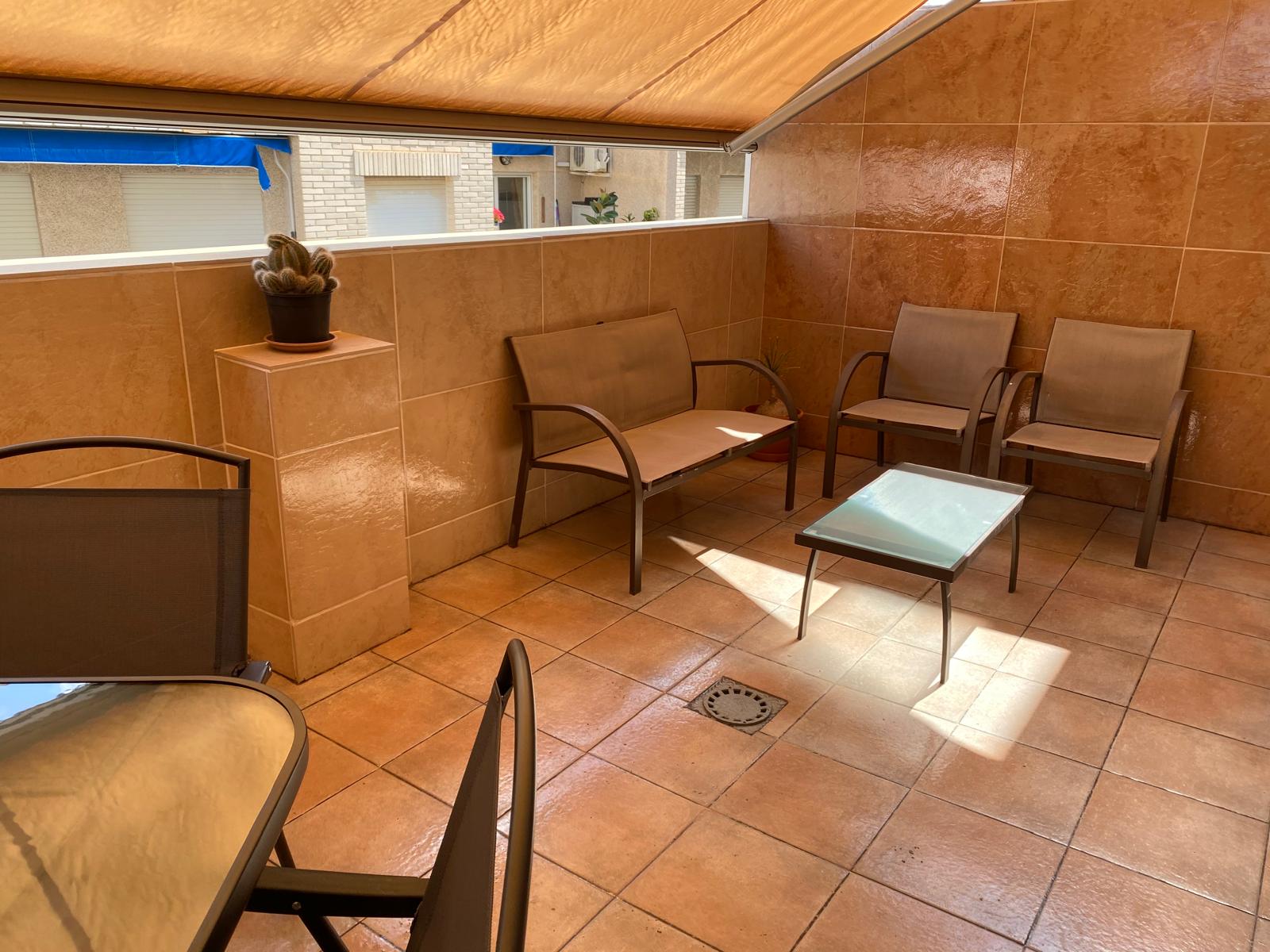 Penthouse-style apartment with terrace and garage just 300 metres from the beach  in La Mata