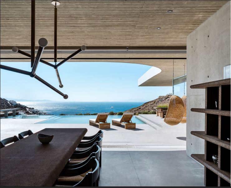 Iconic villa handcrafted by famous designer in Elia, Mykonos