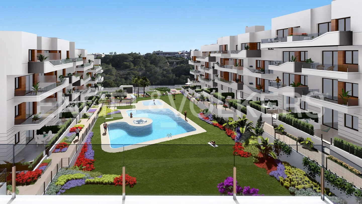Nuevo residencial en Villamartin con vistas al Mar y Pinada
