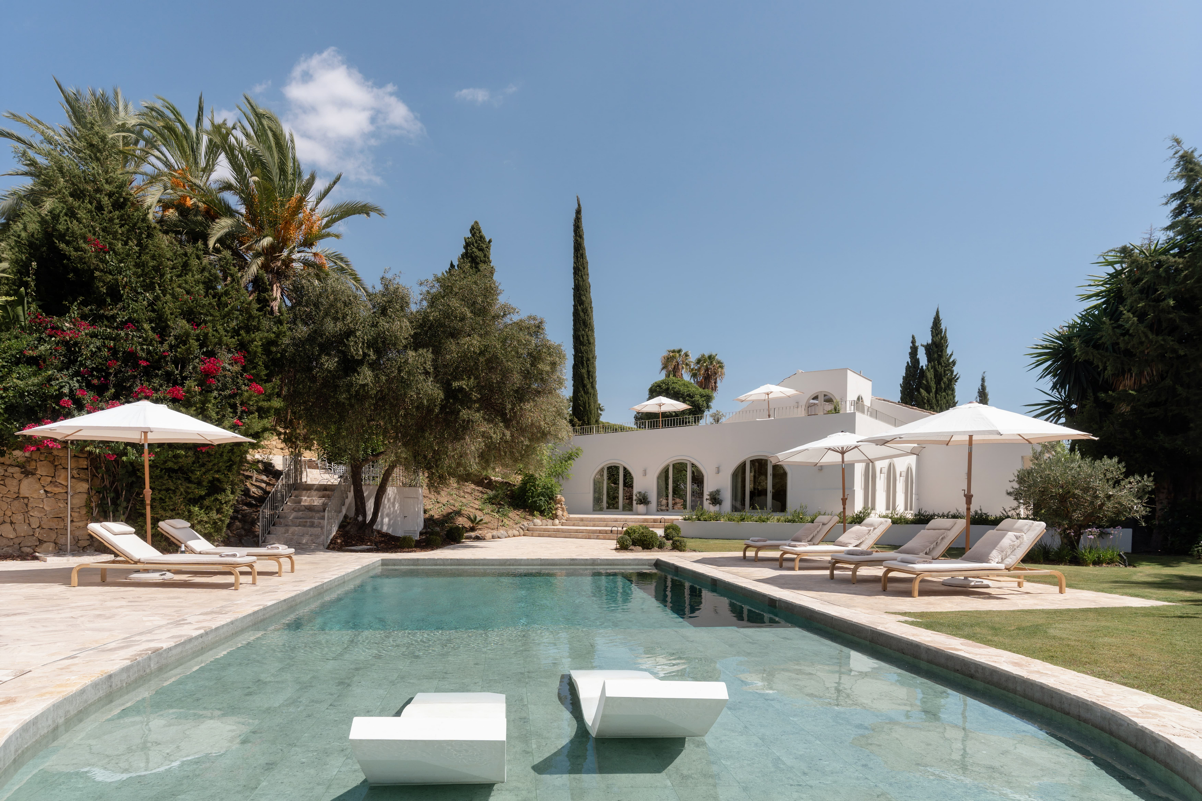 A Modern Villa with French Mediterranean inspired style with stunning views in Nueva Andalucia