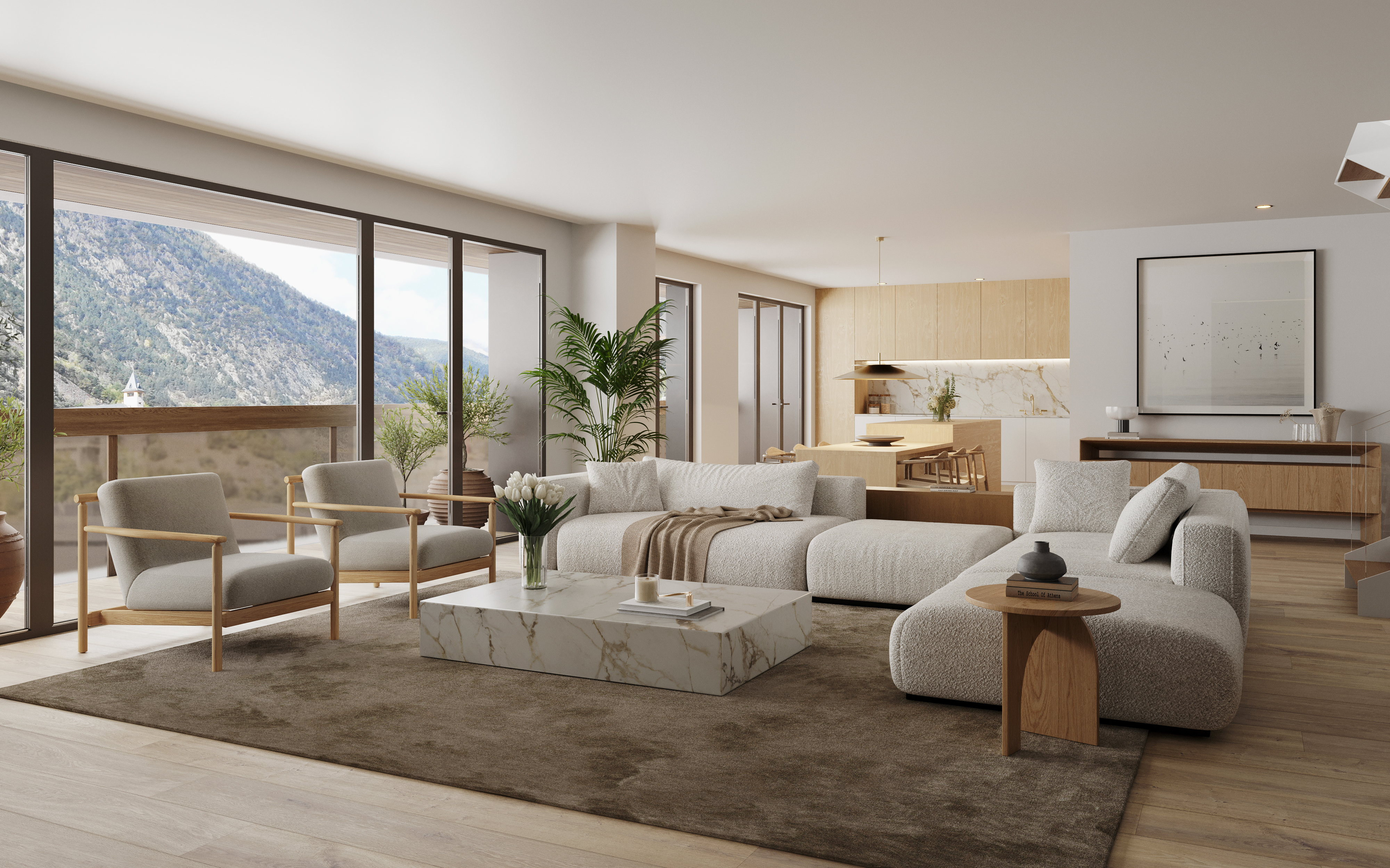 Metropolitan Tower. Exclusive location in downtown Andorra, with views that say it all.