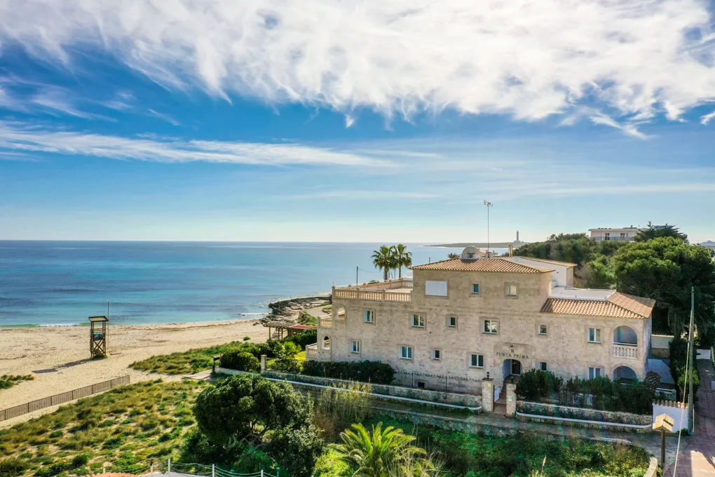Apartment hotel on Punta Prima Beach in Sant Lluís, Menorca