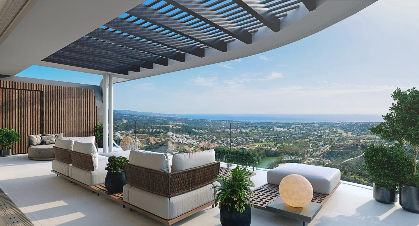 La Quinta: Super Penthouse mit atemberaubendem Panoramablick auf das Meer"