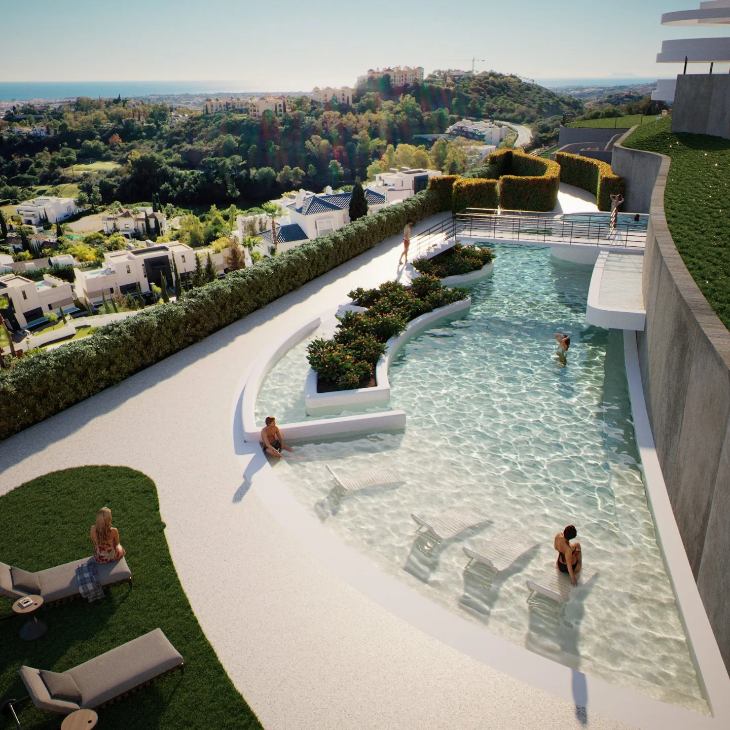 La Quinta, moderner Luxus mit Panoramablick auf das Meer in einer geschlossenen Gemeinschaft