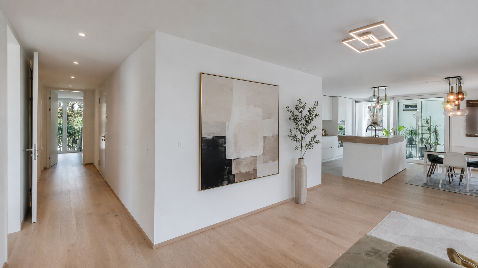 A family dream: exclusive 5.5-room apartment with garden and balconies