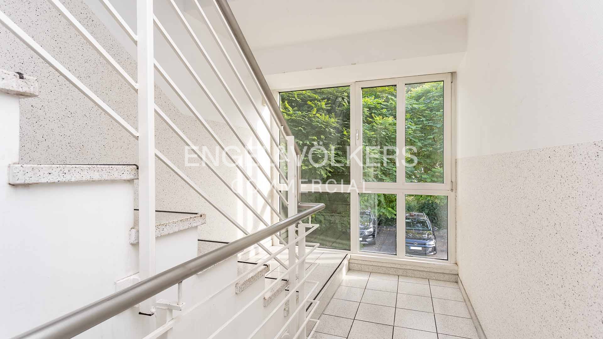 A fully let, split-level block of flats in a quiet location
