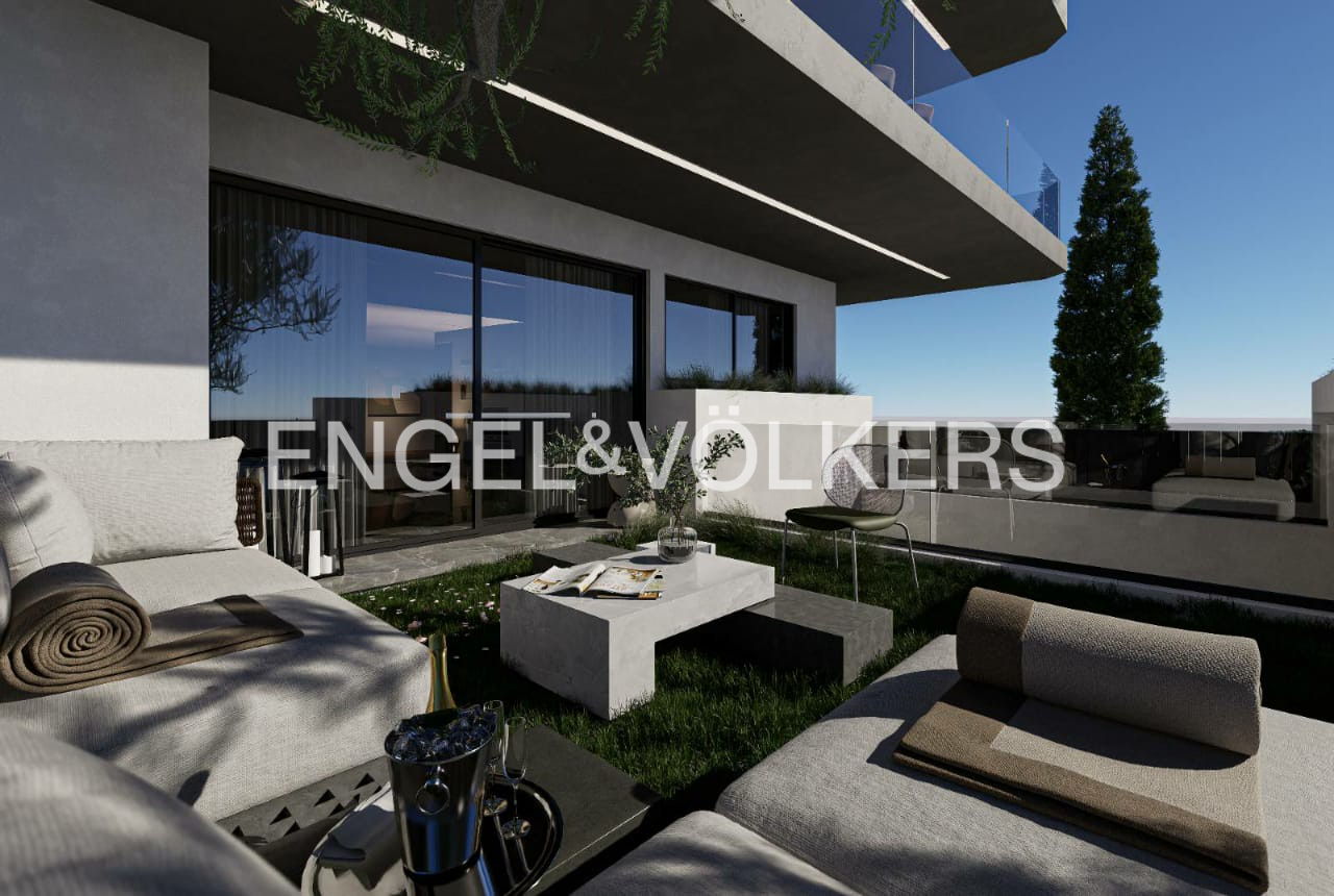 "Oasis I": Ground floor apartment in Glyfada Golf