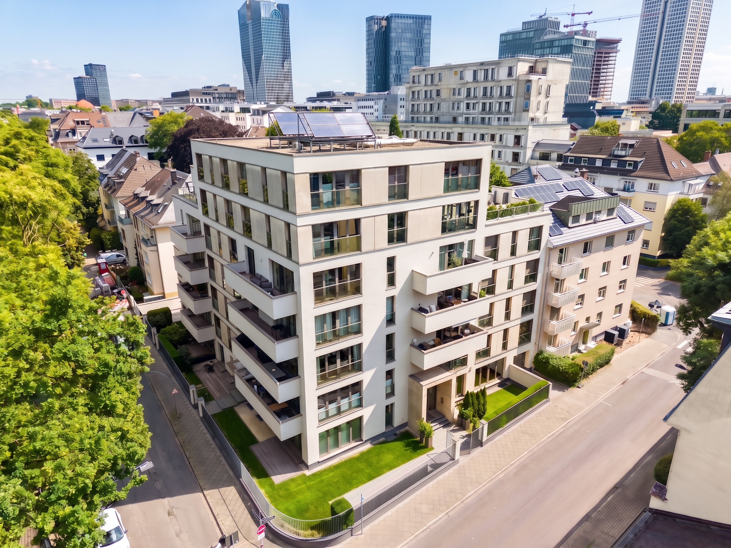 At-home feeling in the heart of West End - Exclusive townhouse with private garden [AI-modified]