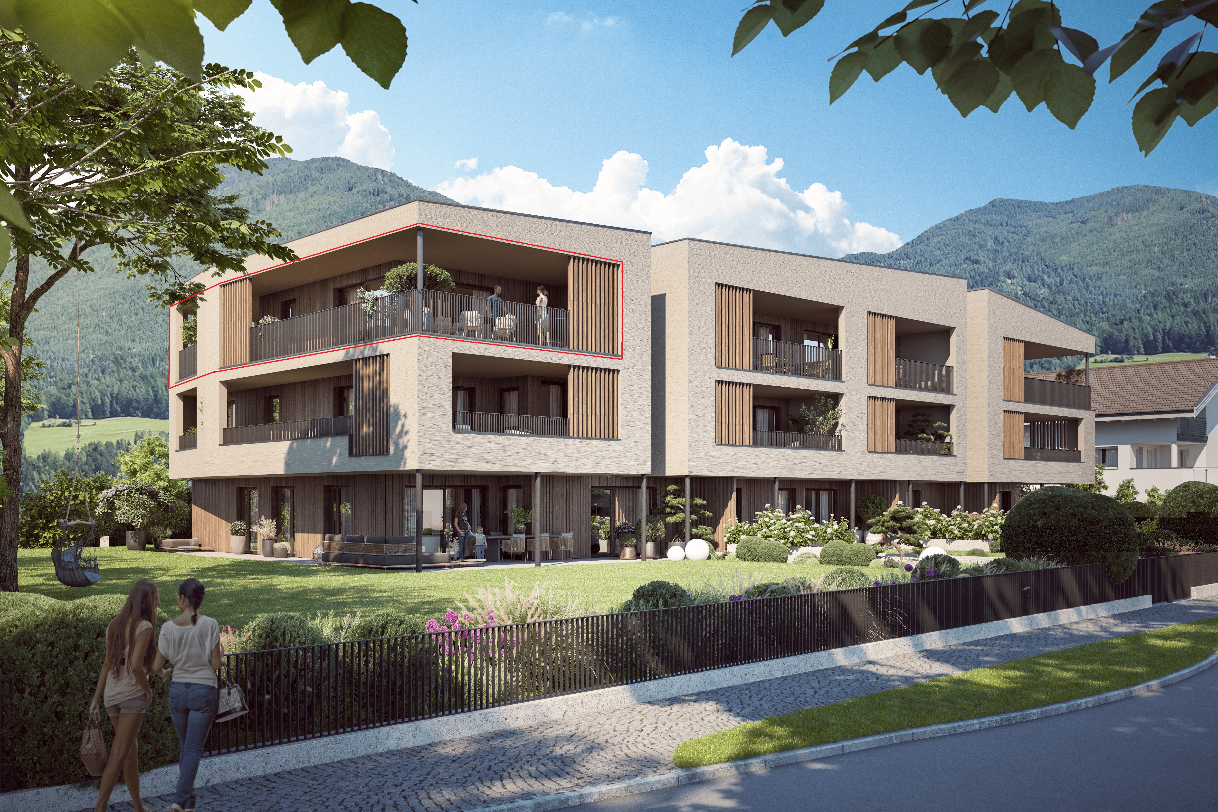 Exklusive Penthousewohnung mit großer Terrasse in Südtirol
