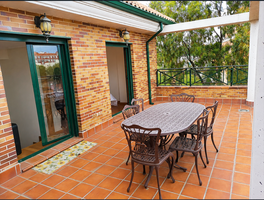 Bright furnished duplex penthouse with a large terrace and pool!!!