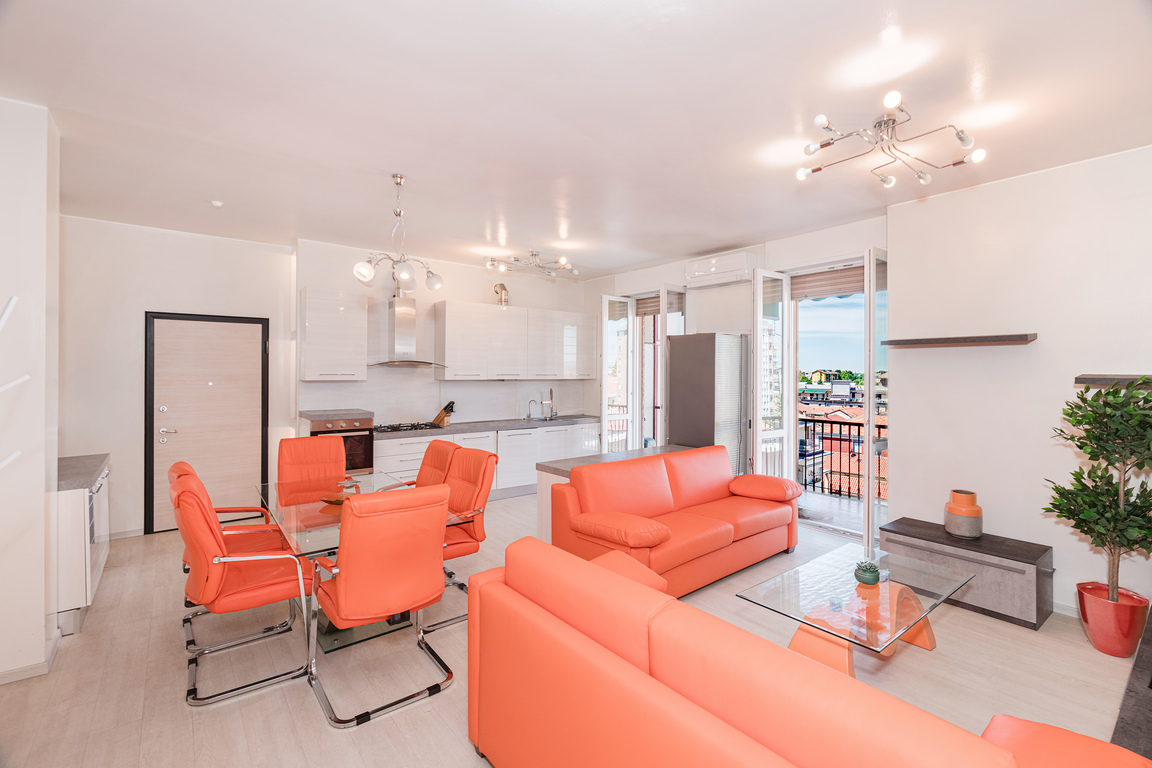 Elegant panoramic apartment in the city center