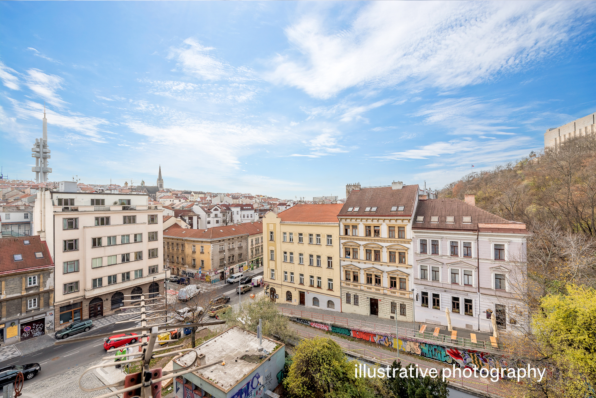 A hotel property in Prague 3 suitable for lease to an operator, with a potential yield of 4.7%