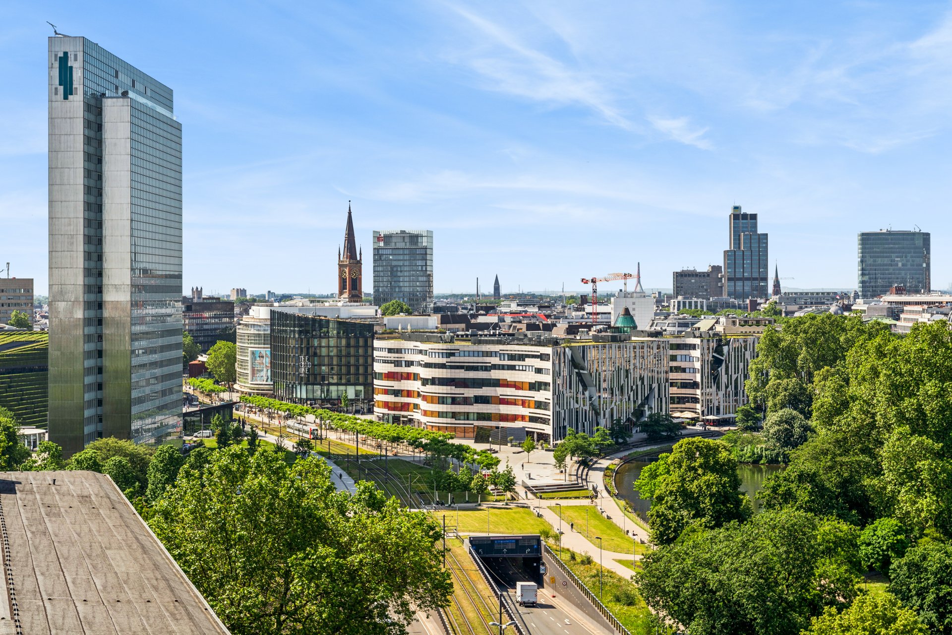 Urban living with panoramic views at the Hofgarten