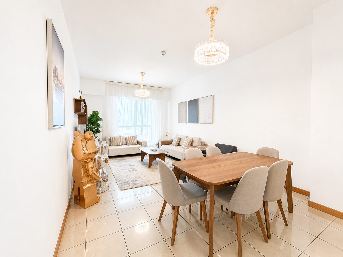 Fully Furnished | Spacious 1BR | Harbour Views
