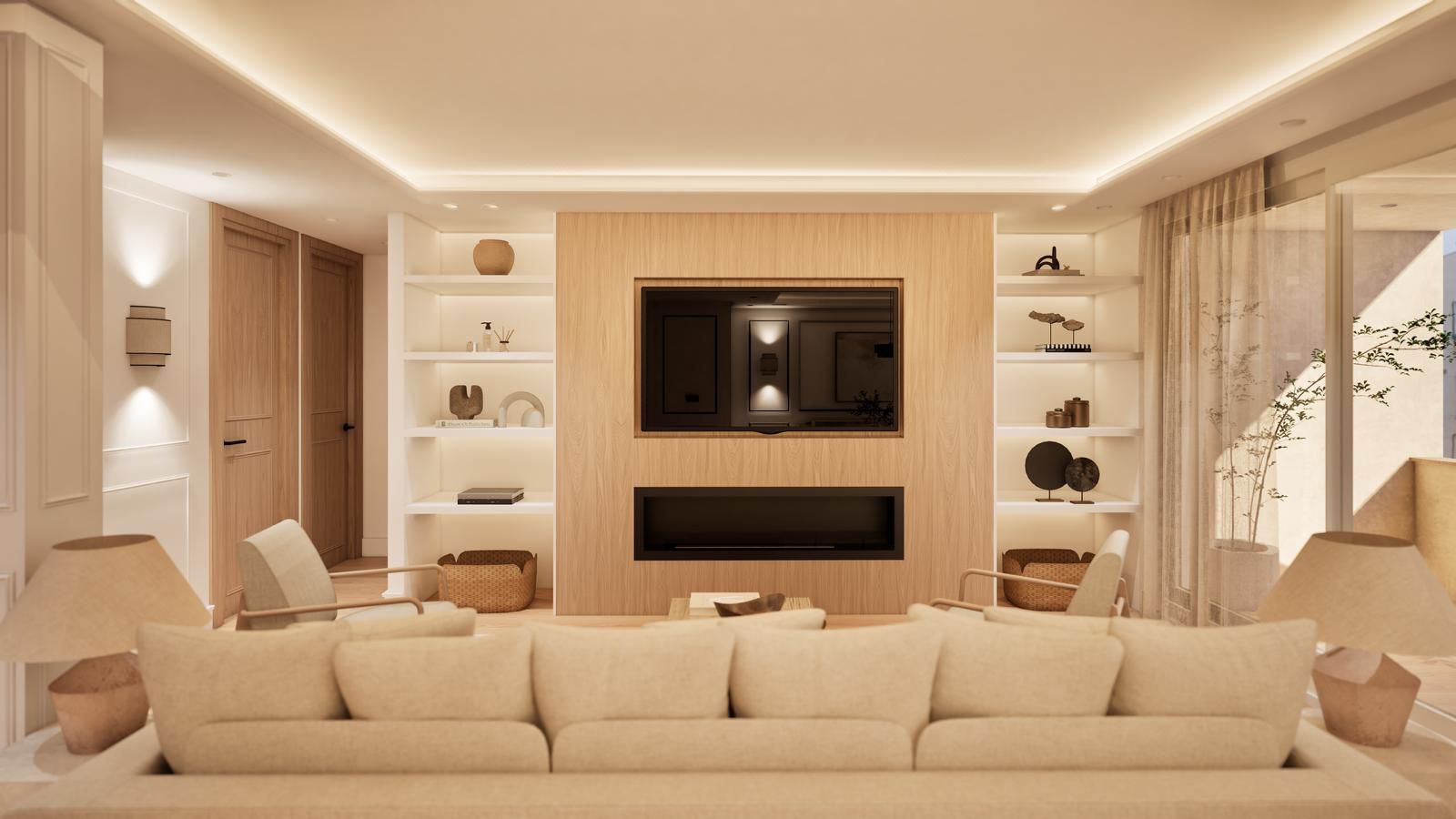 Spectacular luxury renovated apartment with designer furniture, terrace and garage (Photos: project renderings)