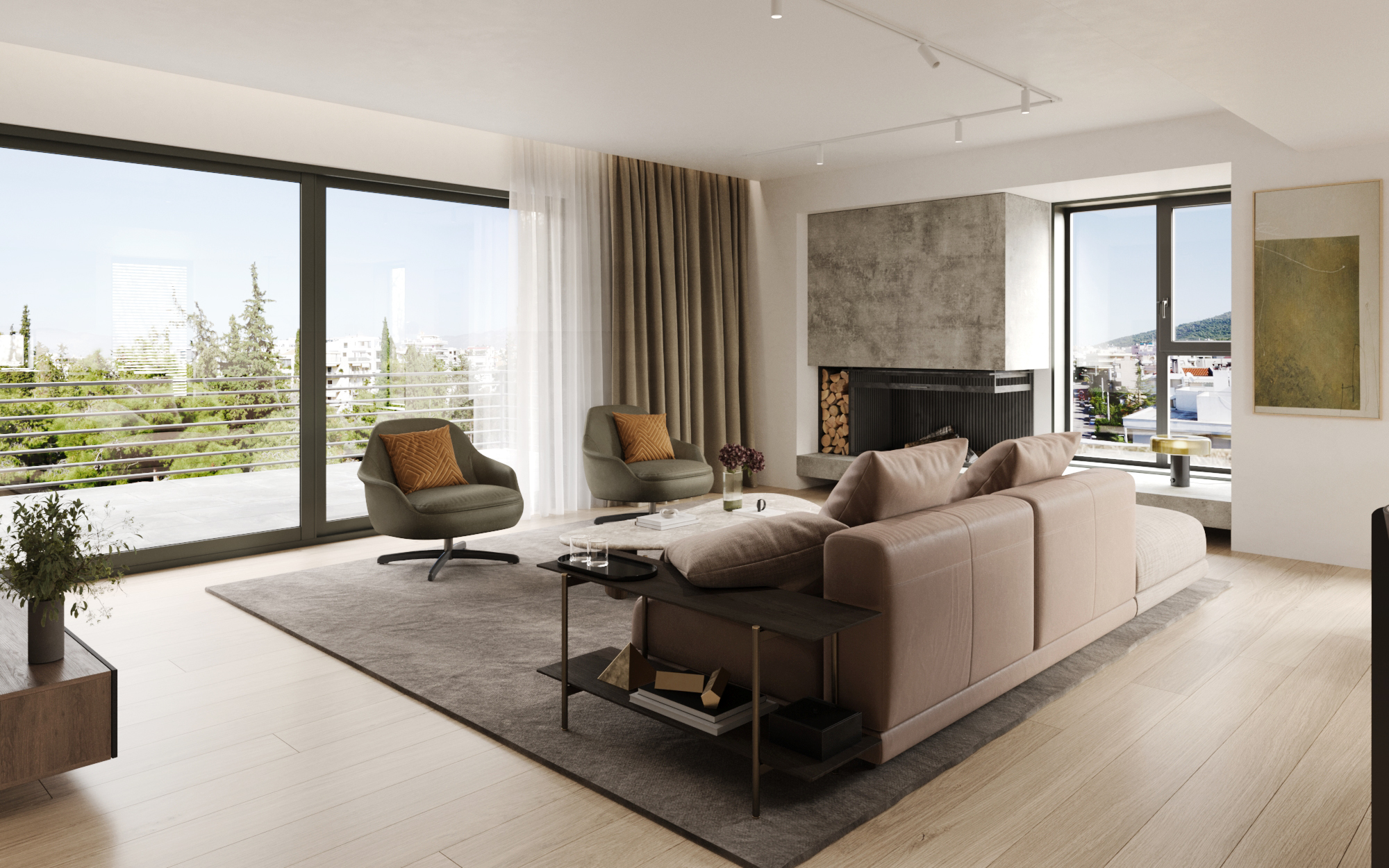 Luxurious newly built penthouse in Cholargos