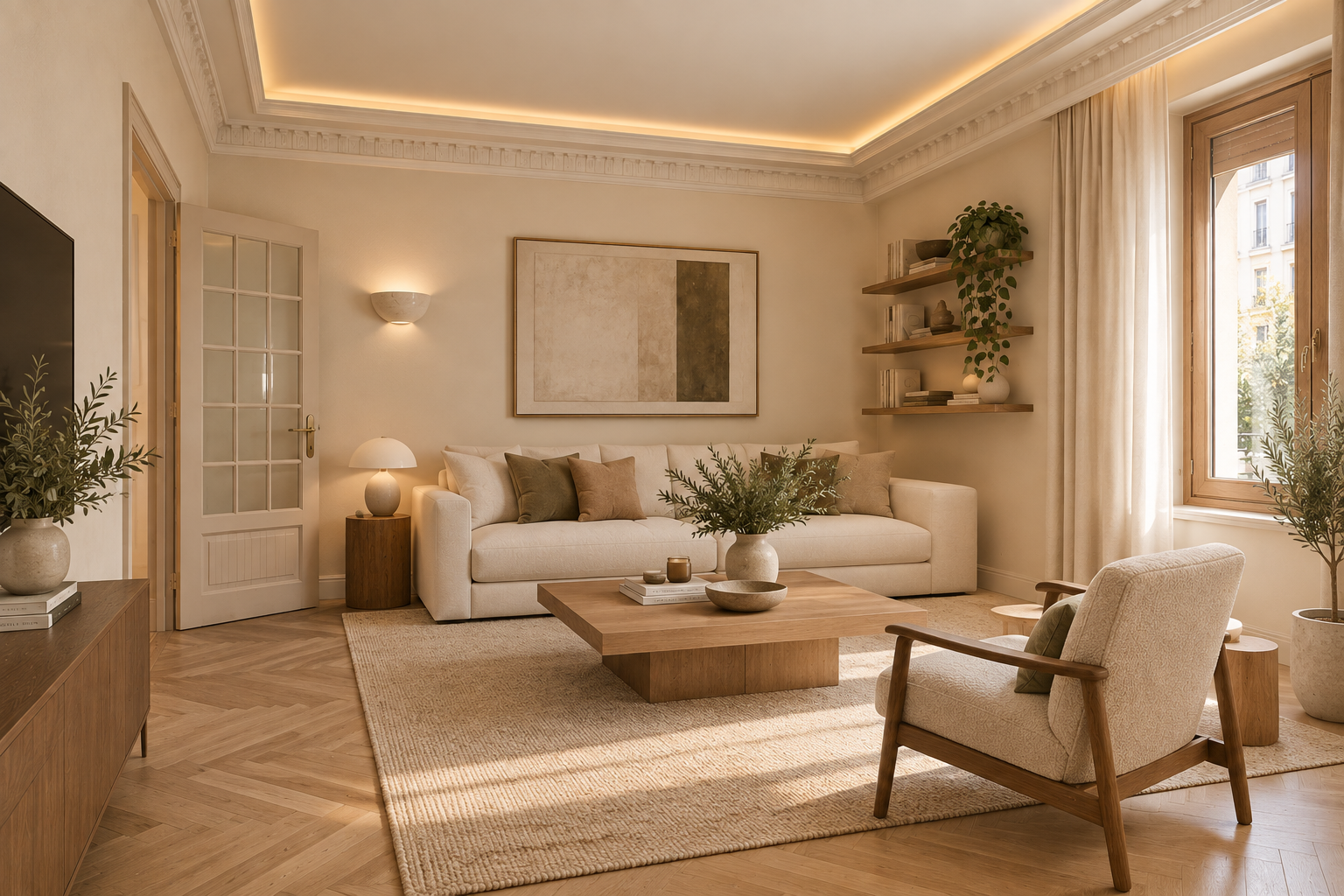 Classical elegance and contemporary renovation in Jerónimos