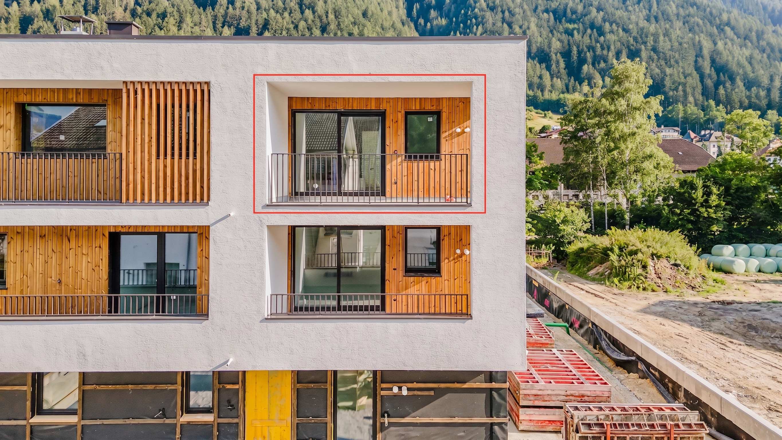 Moderne Ferienwohnung im letzten Stockwerk