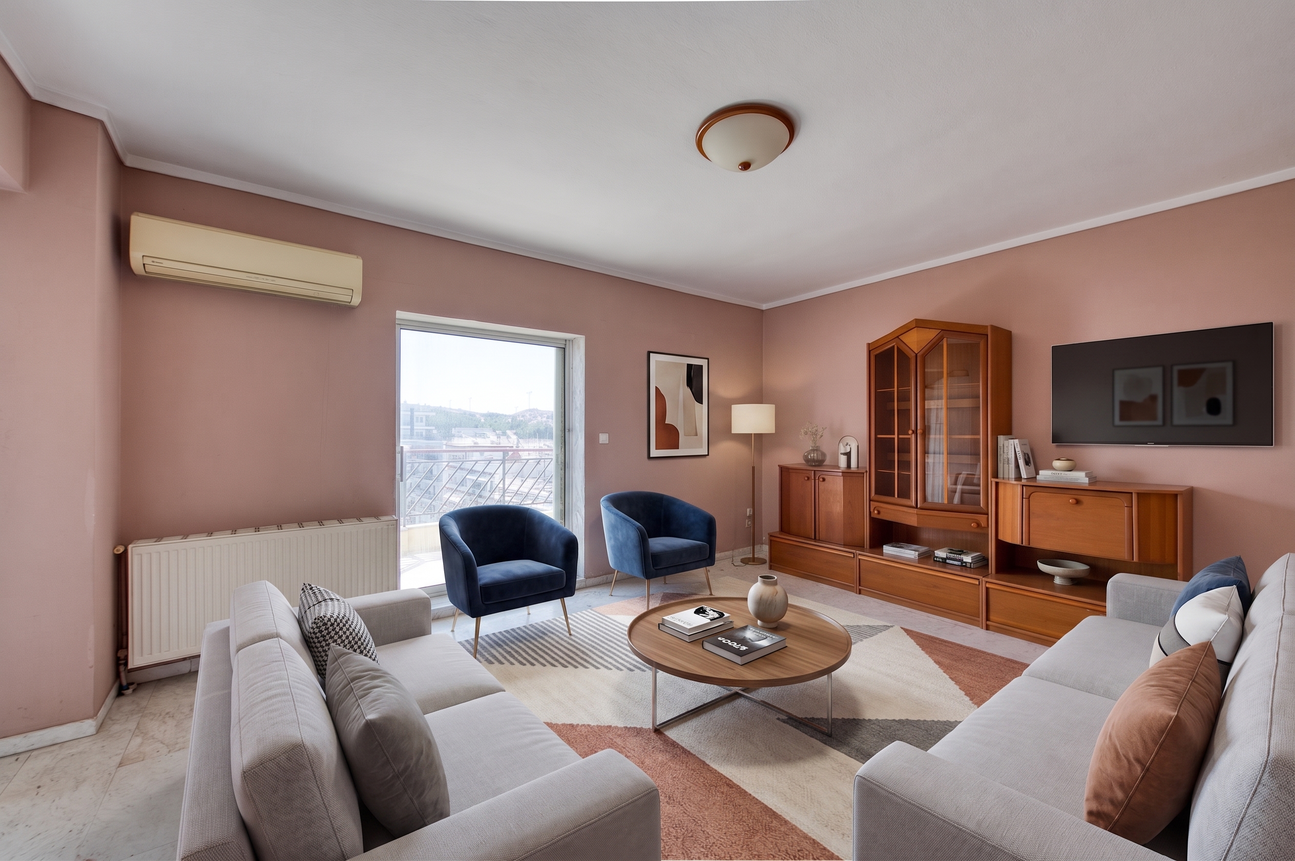 Bright penthouse in Polichni with panoramic views