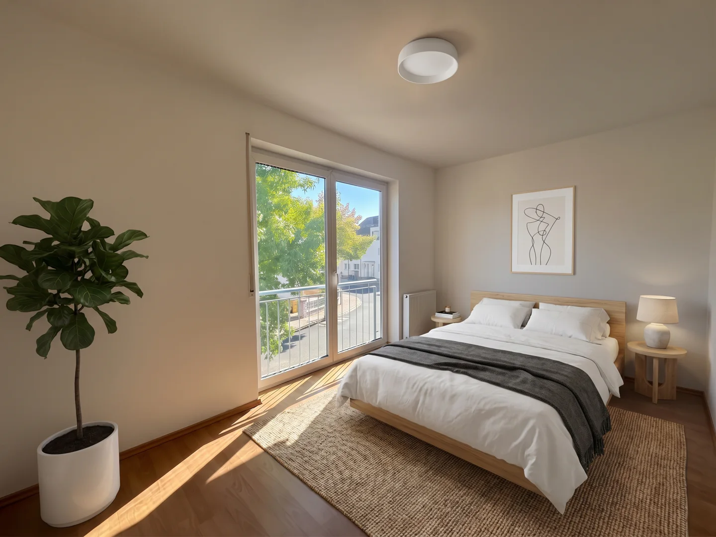 Großzügige 4-Zimmer-Wohnung mit Balkon und eigenem Gartenanteil - Foto 3