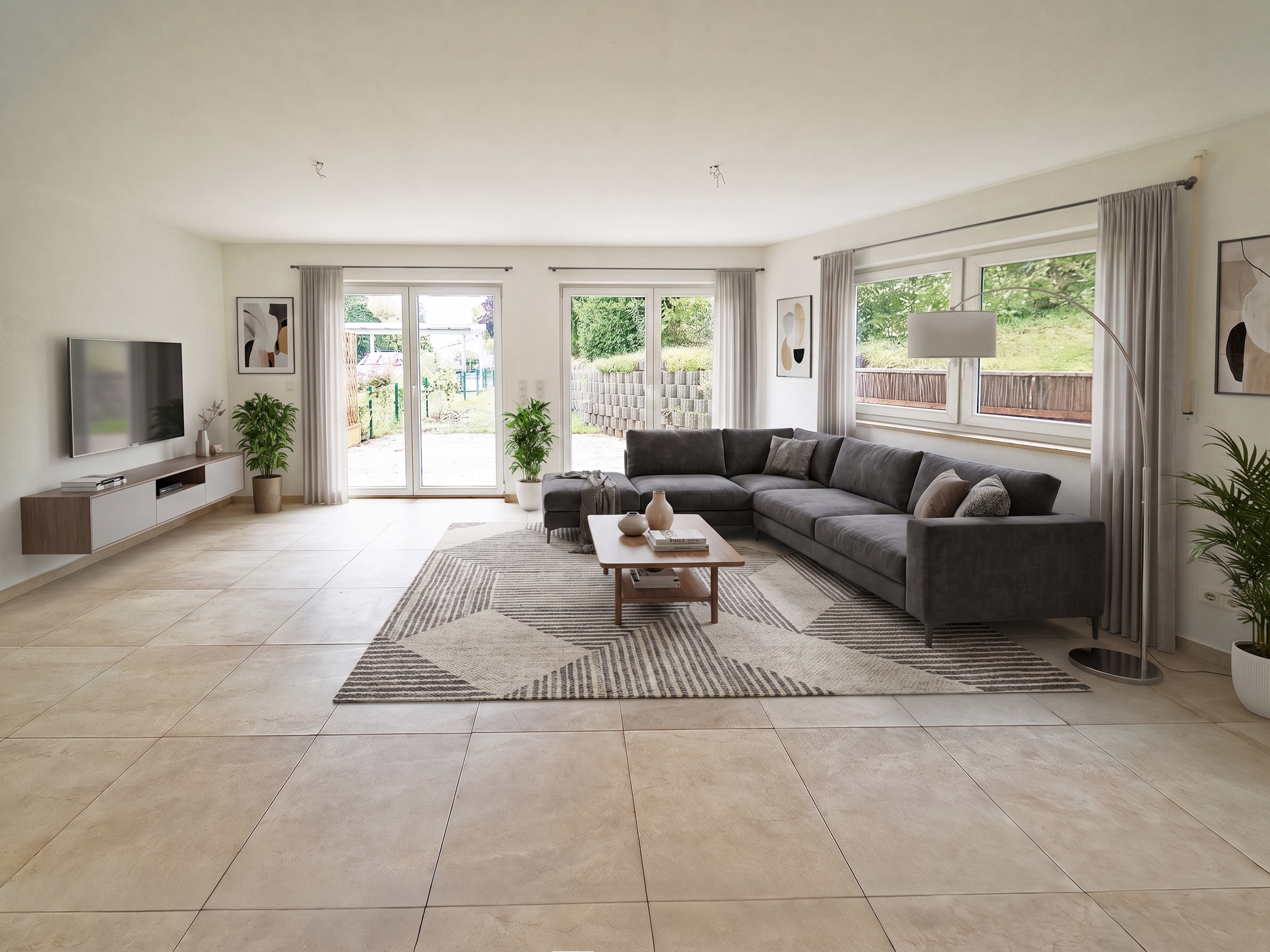 No commission - Well-rented modern end-terrace house - Ideal for investors