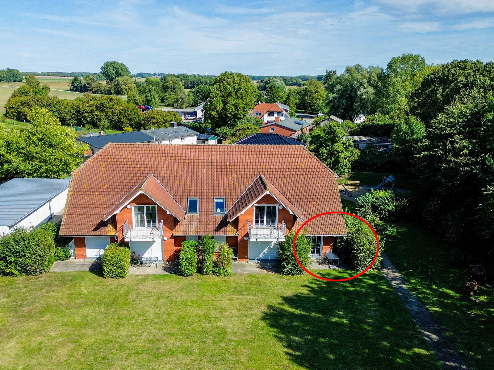 Charmante 3-Zimmer-Wohnung mit Terrasse und Blick ins Grüne