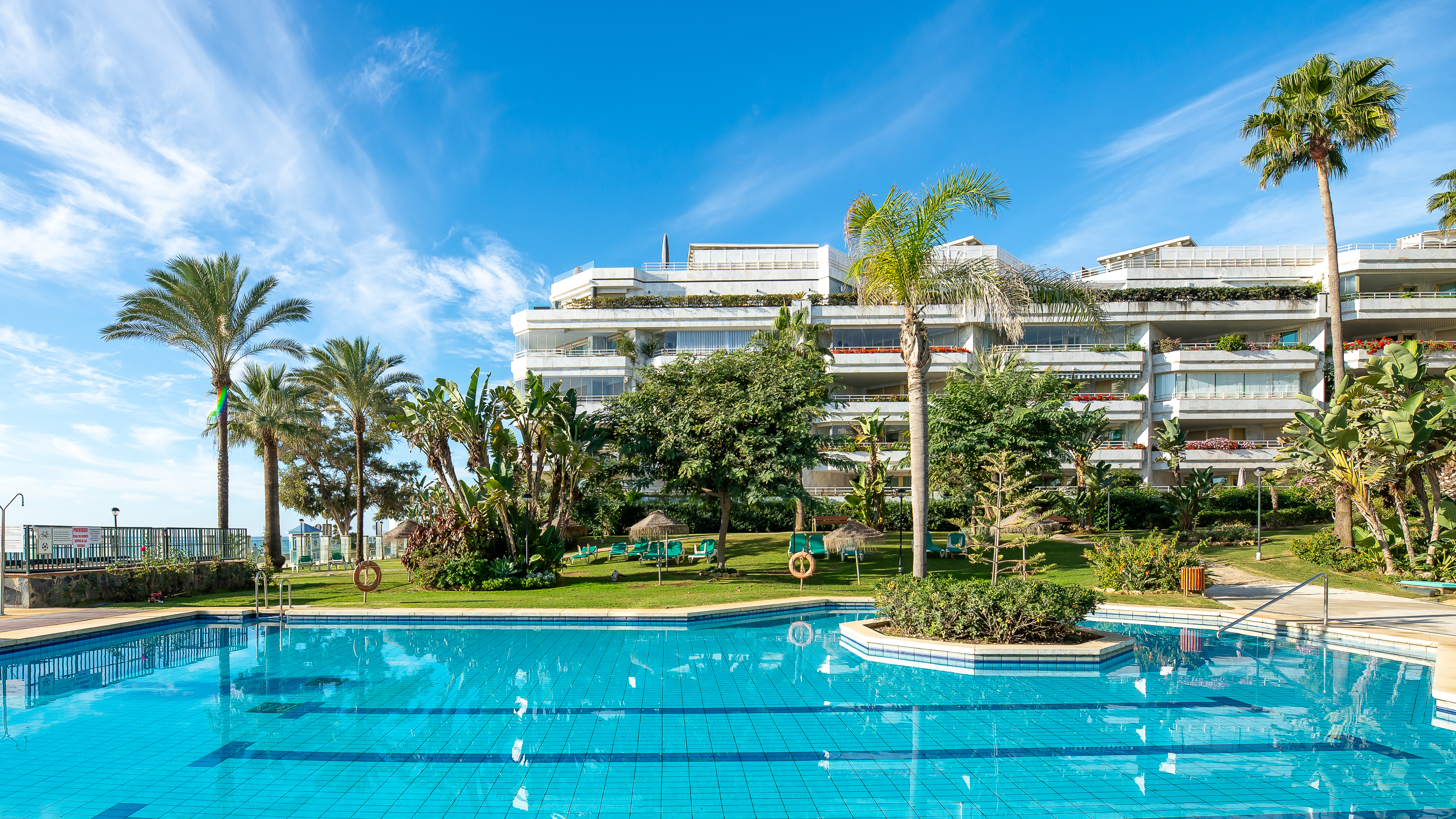 Elegant Four-Bedroom Beachfront Apartment with Sea Views in Playa Esmeralda