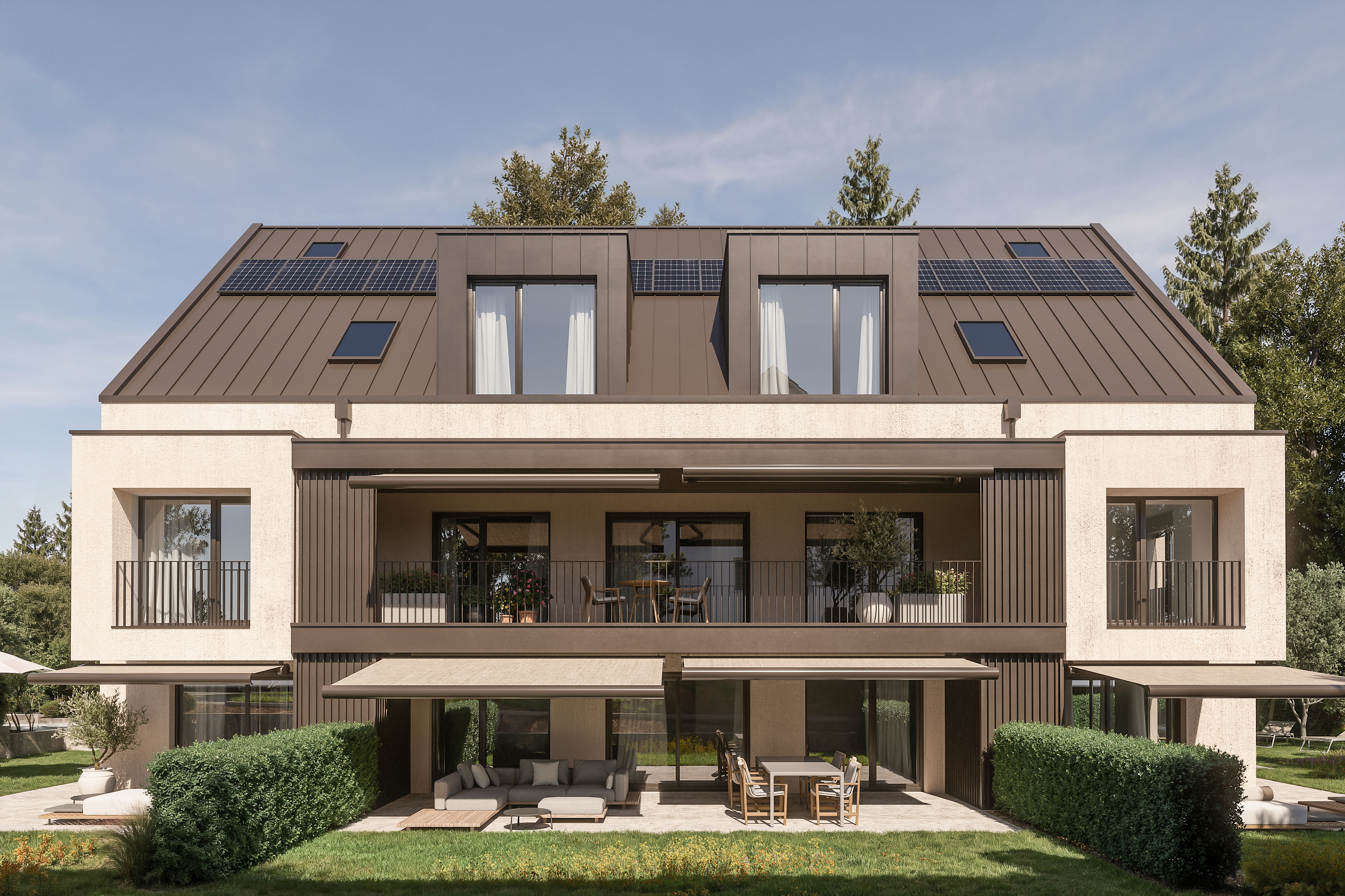 Neubau N°10: 4.5 Zimmer Wohnung Garten Duplex