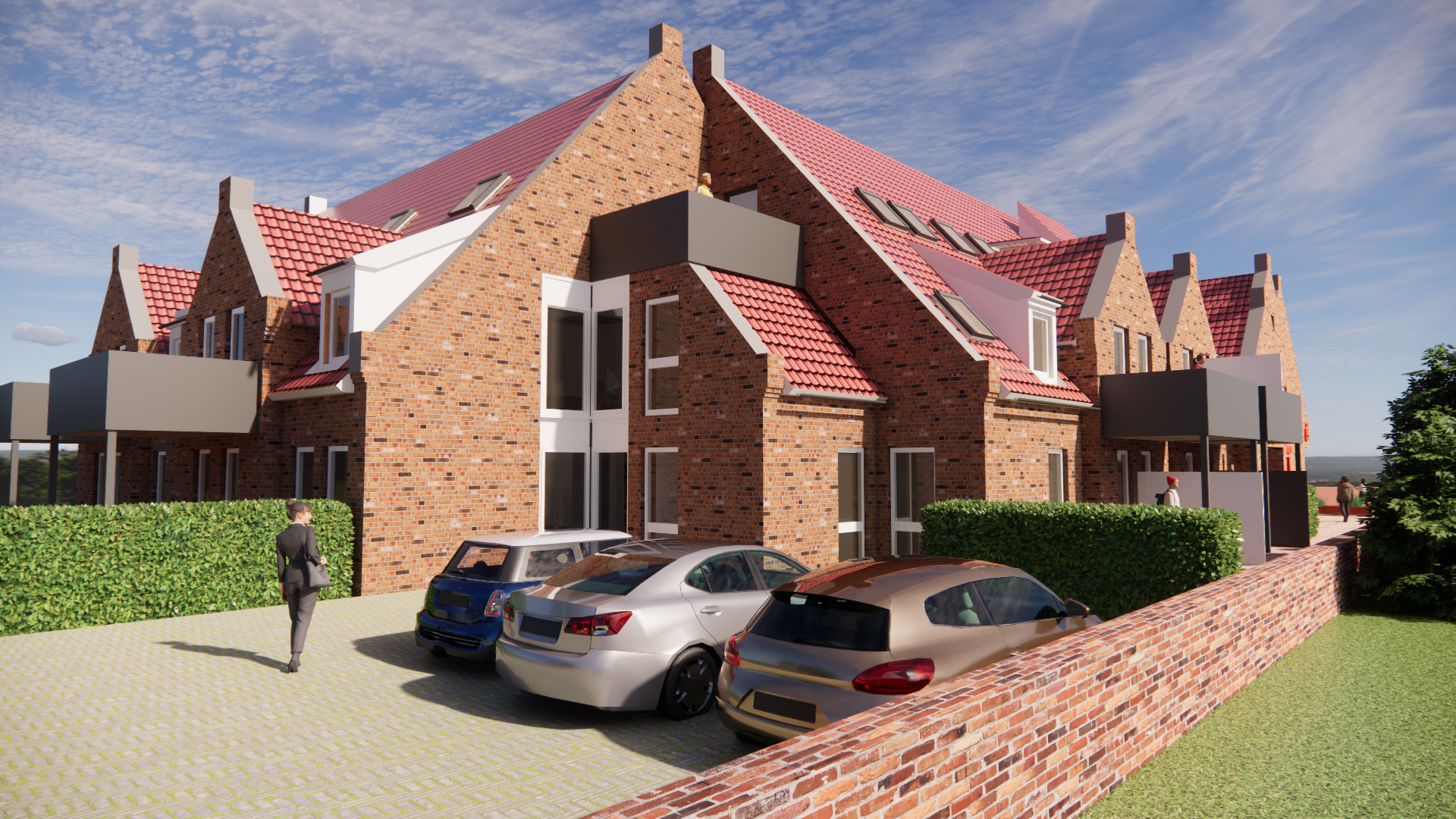„Friesenquartier“ – hochwertige Ferienwohnung mit Balkon im Ortskern von Greetsiel