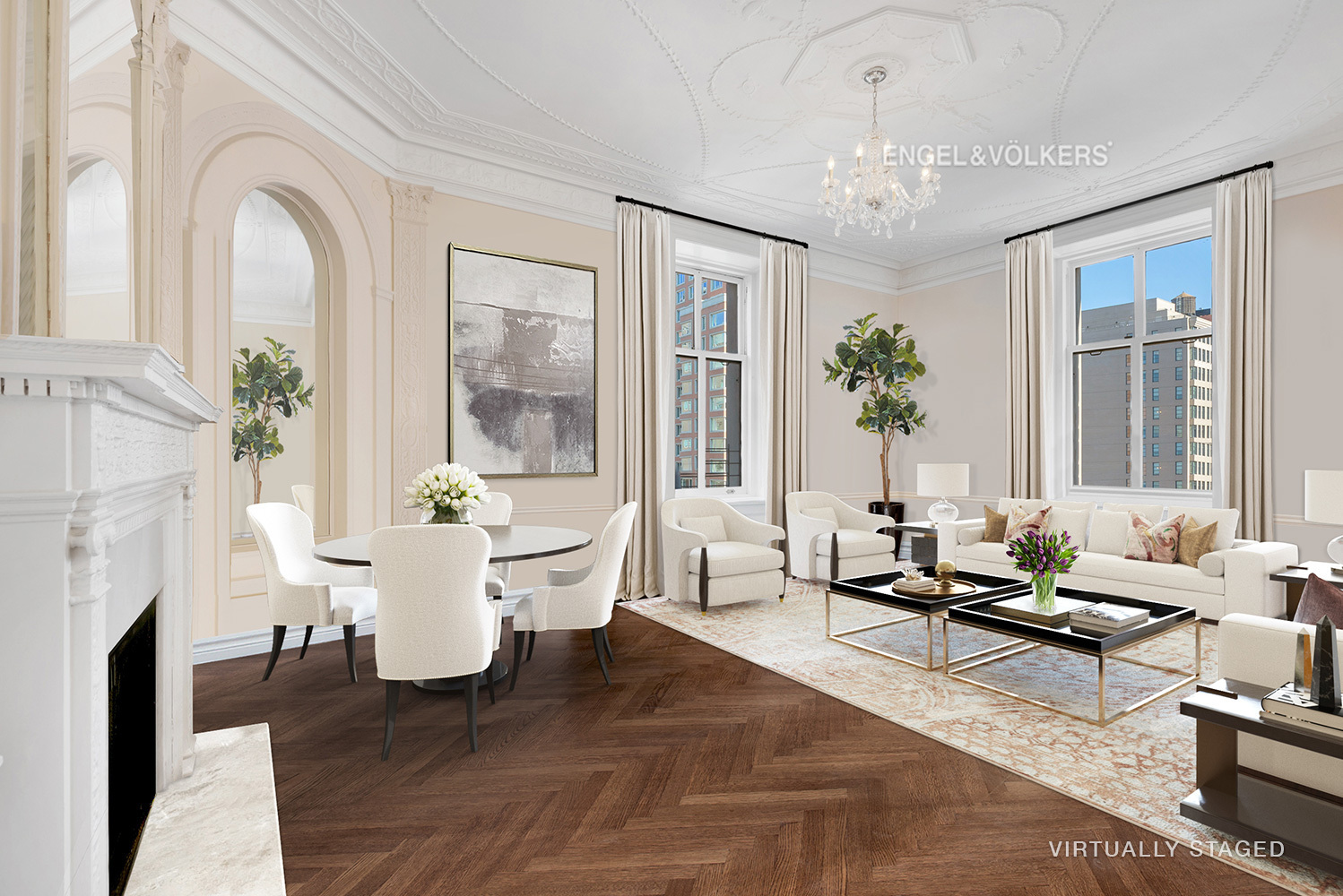 Corner Two-Bedroom in New York’s Storied Apthorp Condo