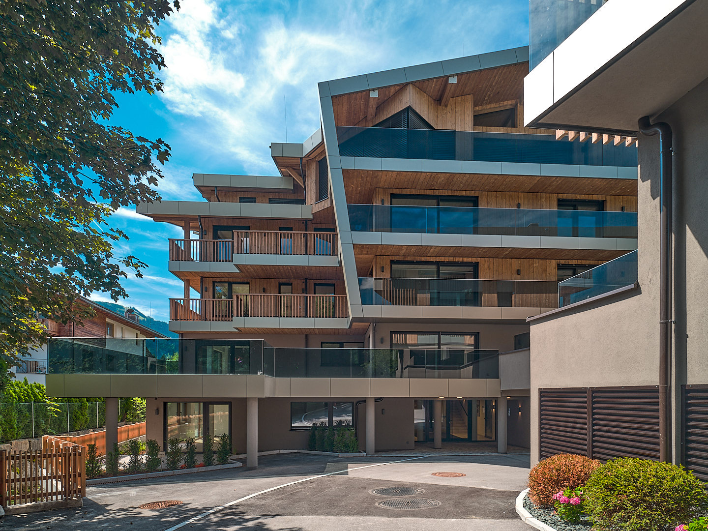 New-build apartments at the foot of Bichlalm