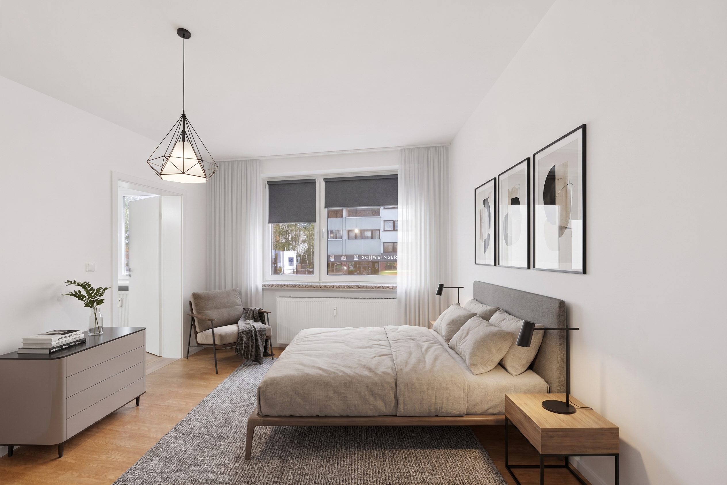 Zentrale Wohnung in Hohenfelde: Perfekt für Singles & Paare [AI-modified]