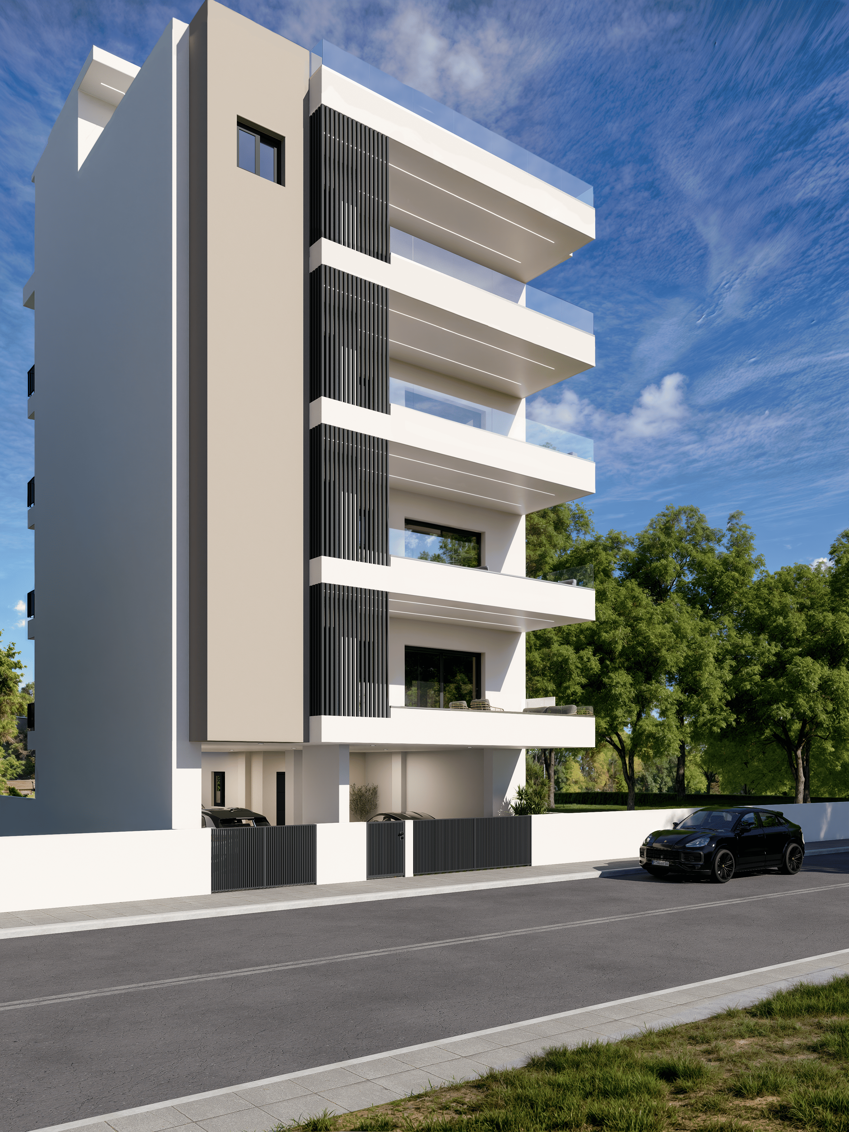 Modern, high-end 83 sq.m. apartment with parking in Peristeri