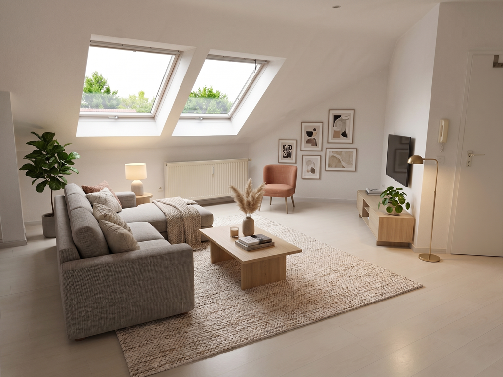 Gemütliches Dachgeschoss-Idyll mit Loggia & TG-Stellplatz!