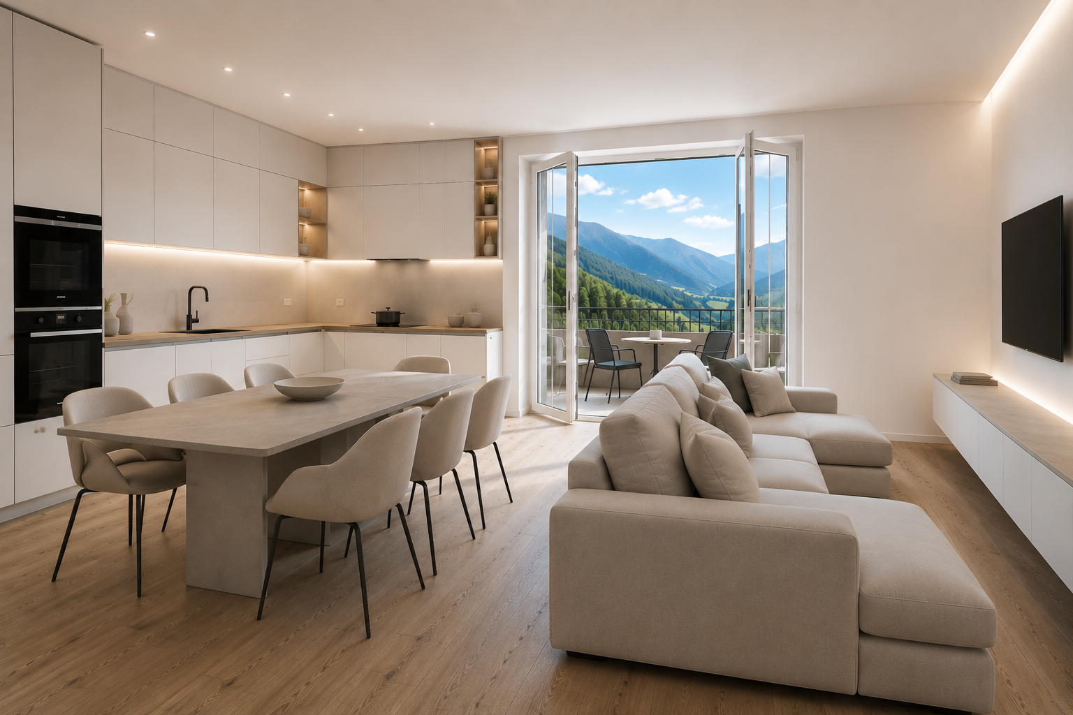 The joy of living in the heart of the Dolomites!