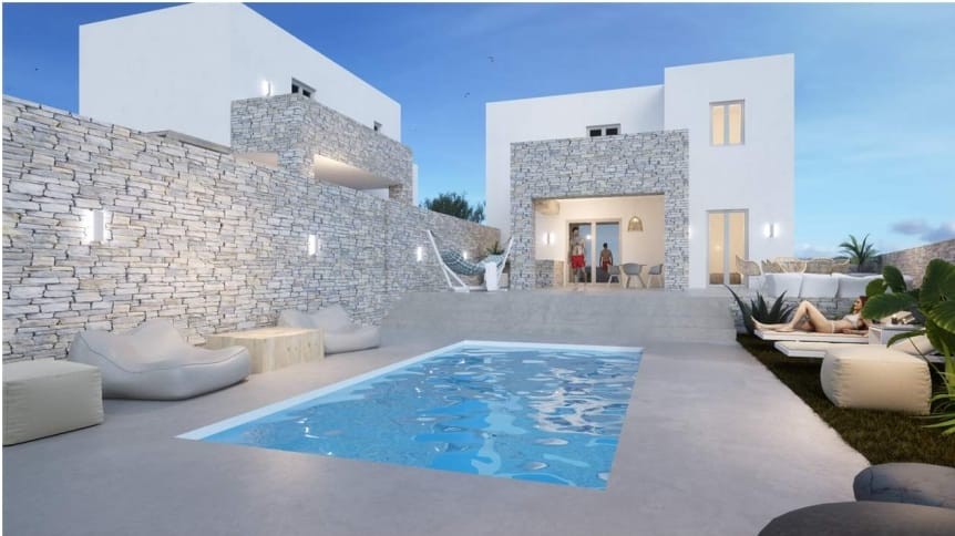 Beachfront Maisonettes at Kite Beach, Paros