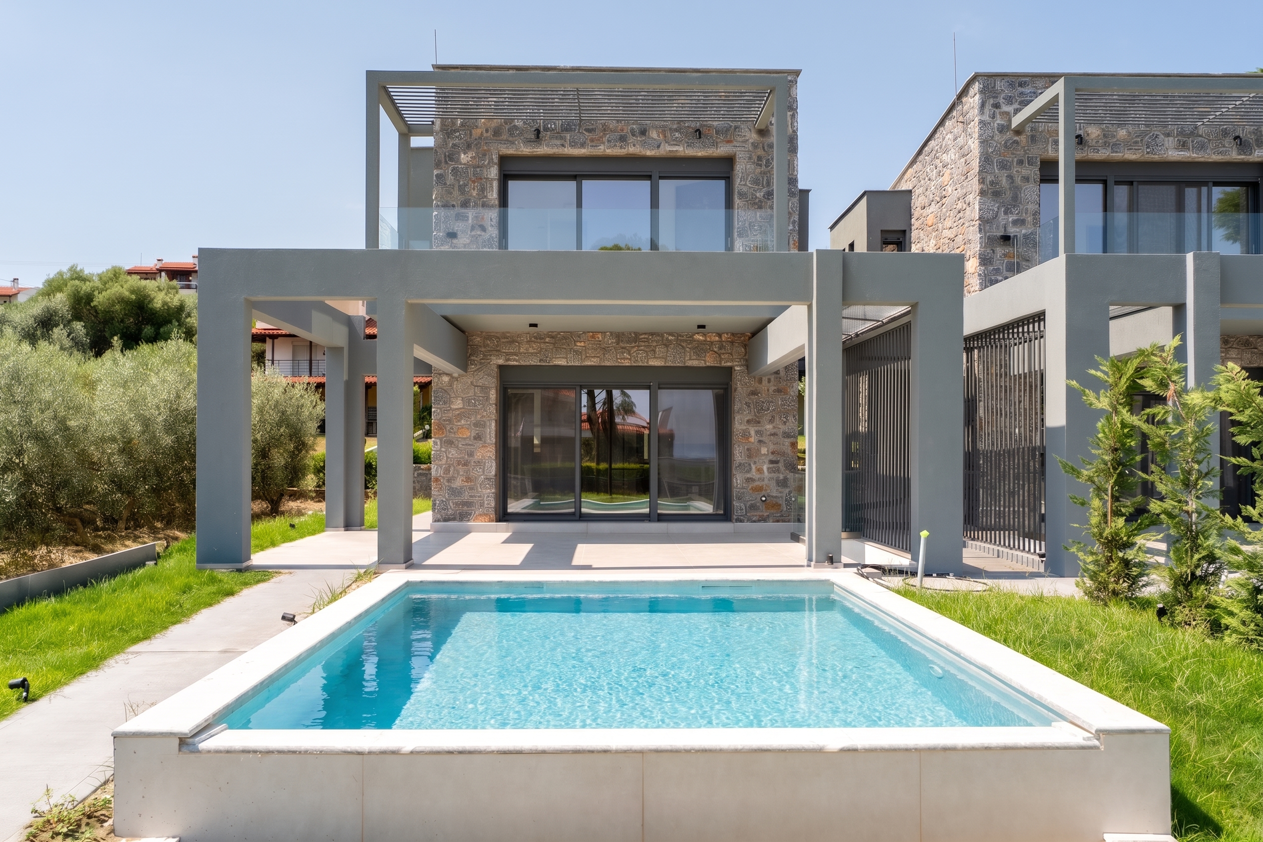 5-Schlafzimmer-Villa mit Pool in Polychrono