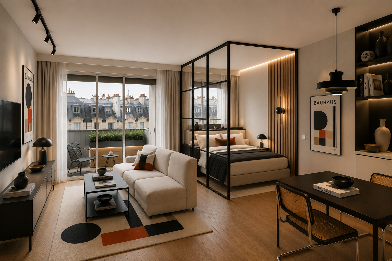 Passy Village - Ideal Pied-à-Terre Studio [AI-modified]