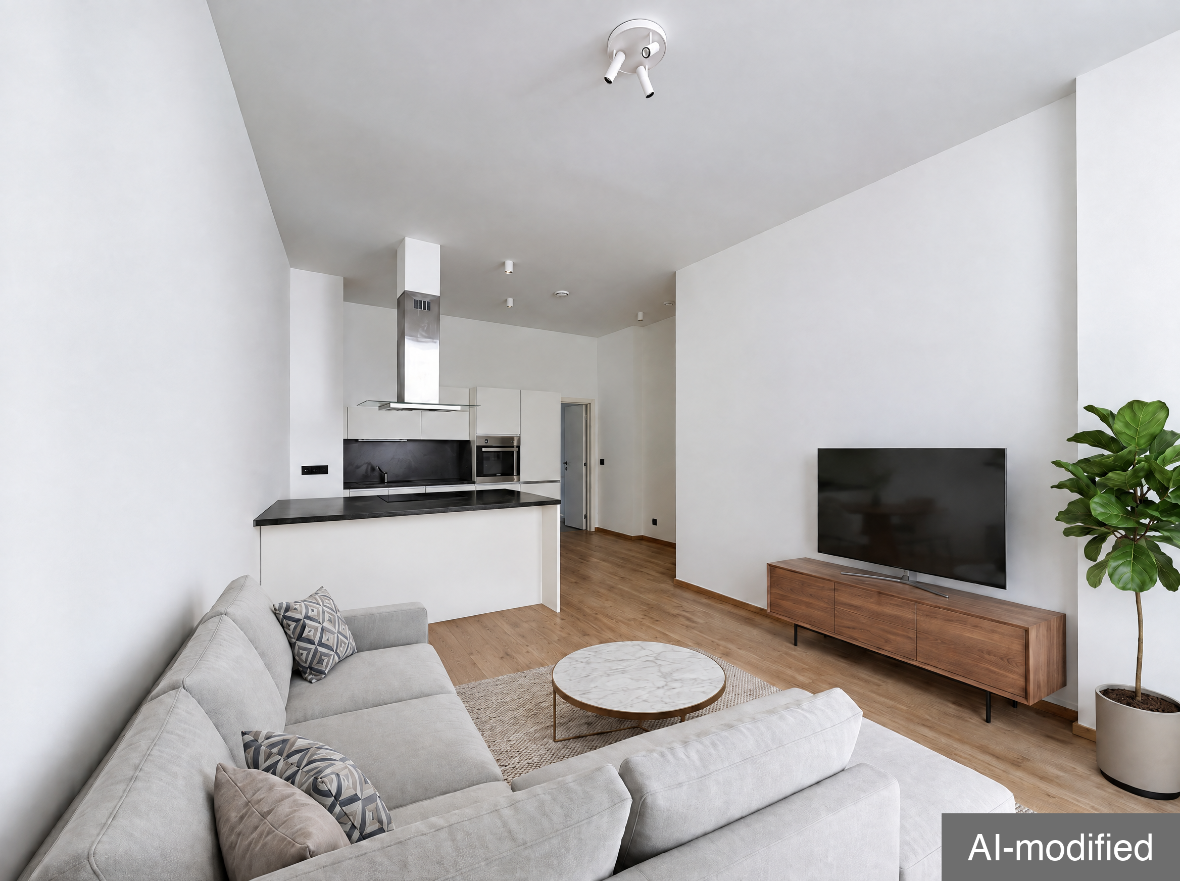 Appartement une chambre avec terrasse de 30 m², cœur de Liège
