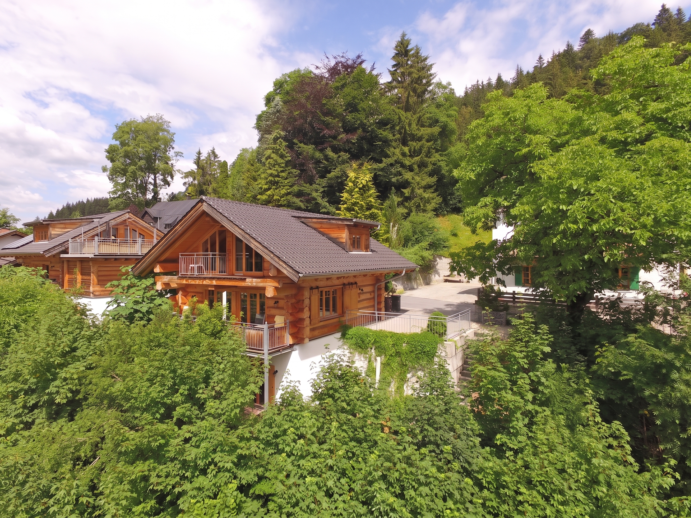 Idyllisches Chalet Holzblockhaus - perfekt für Eigennutzung und Ferienvermietung [AI-modified]