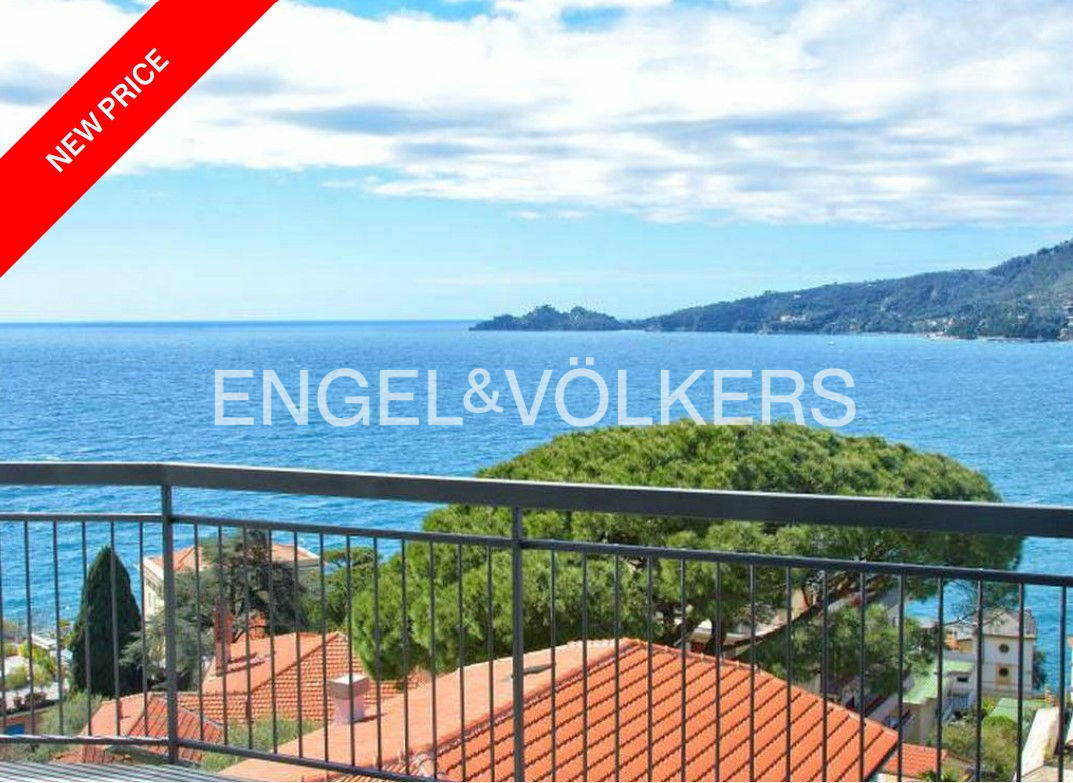 Panoramic four-room apartment with sea view - Punta Seglio