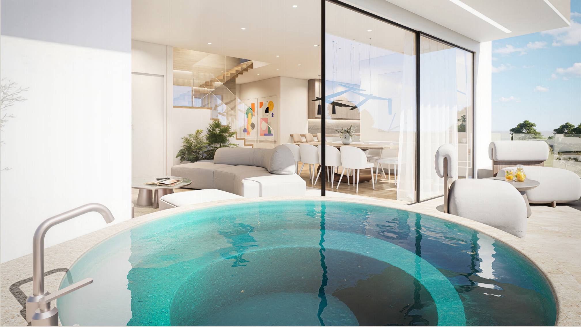 Coastal natural elegance maisonette